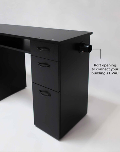 Triple Manicure Table